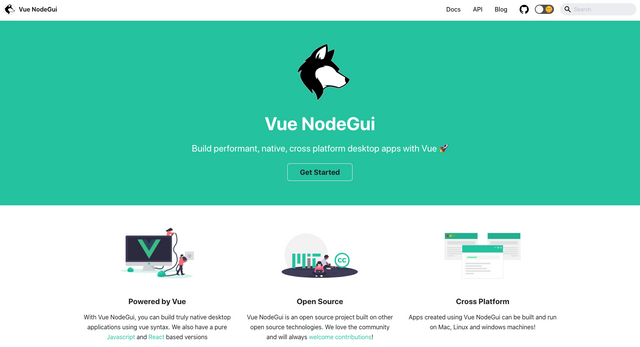 Vue NodeGui